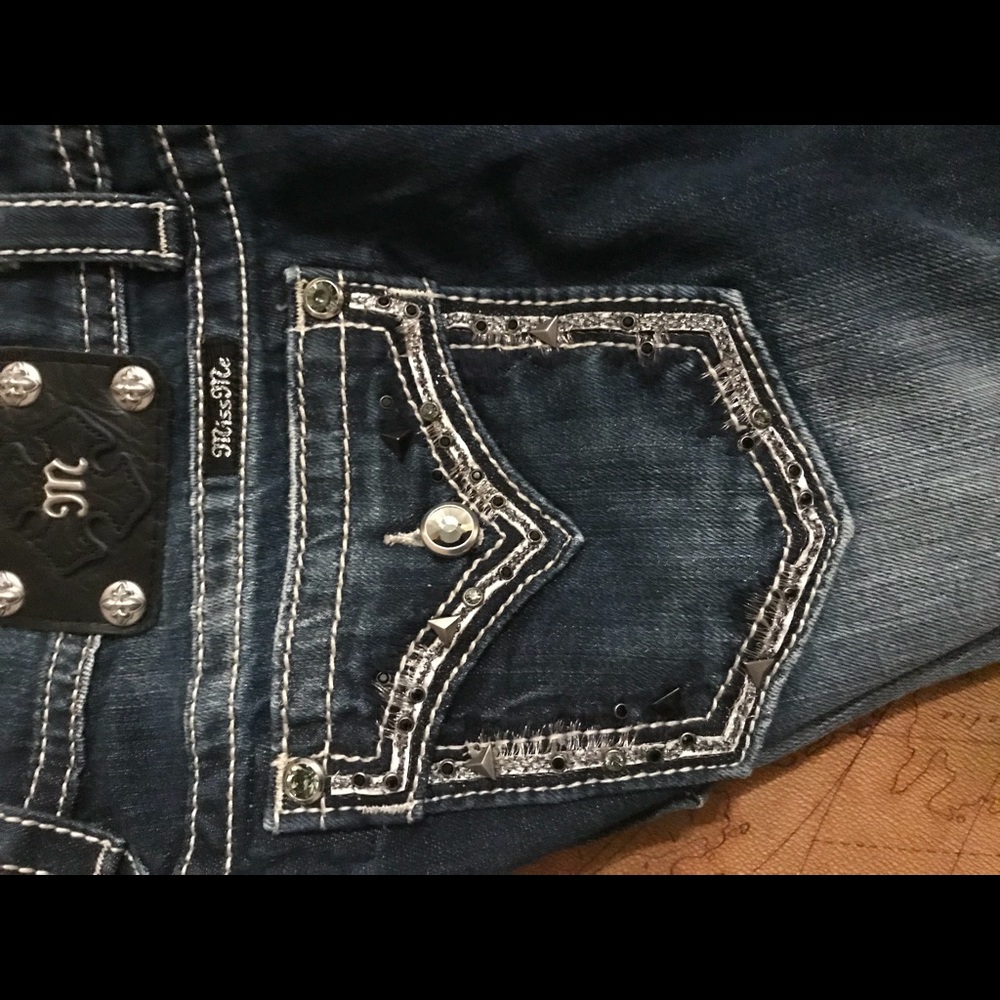 Miss Me- Mid-rise/Easy Bootcut Jeans
